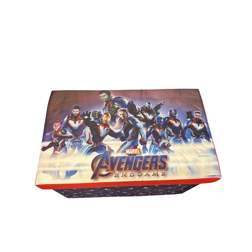 Marvel Avengers Collapsible Storage Box with Red and Blue Design